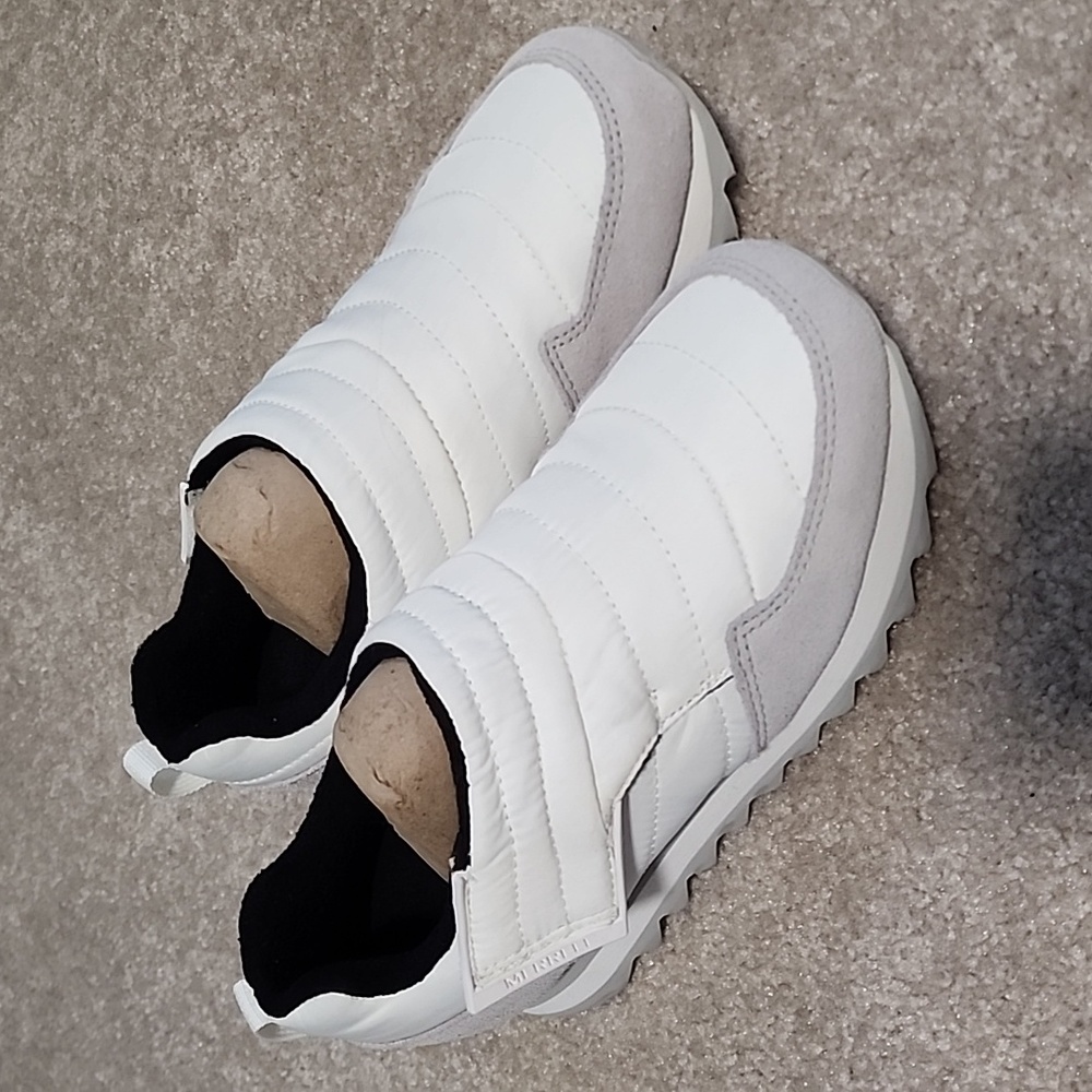 White Merrell Velcro Sneakers